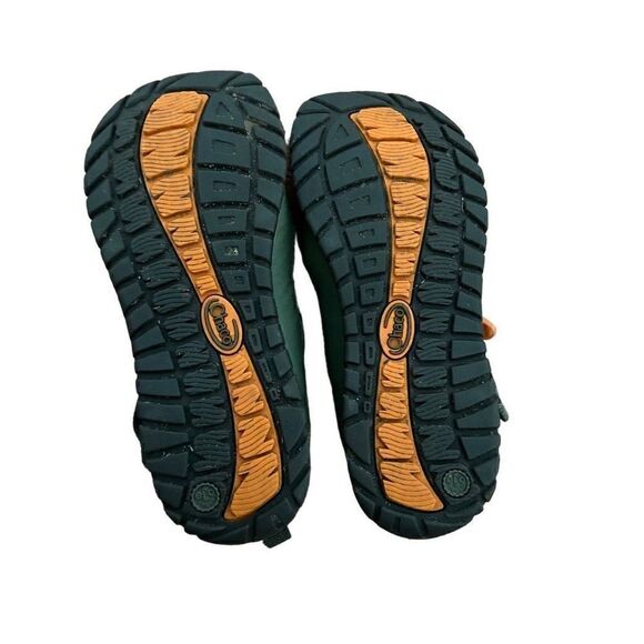 Chaco Kids Odyssey Trail Hiking Water Shoes Sandals Outdoor Green Size 3 Youth - Picture 5 of 7